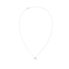 Load image into Gallery viewer, Zodiac Crystal Necklace Silver