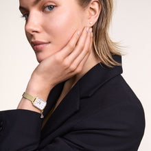Load image into Gallery viewer, Crystal Heart Stud Rose Gold