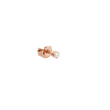 Load image into Gallery viewer, Crystal Stud Rose Gold