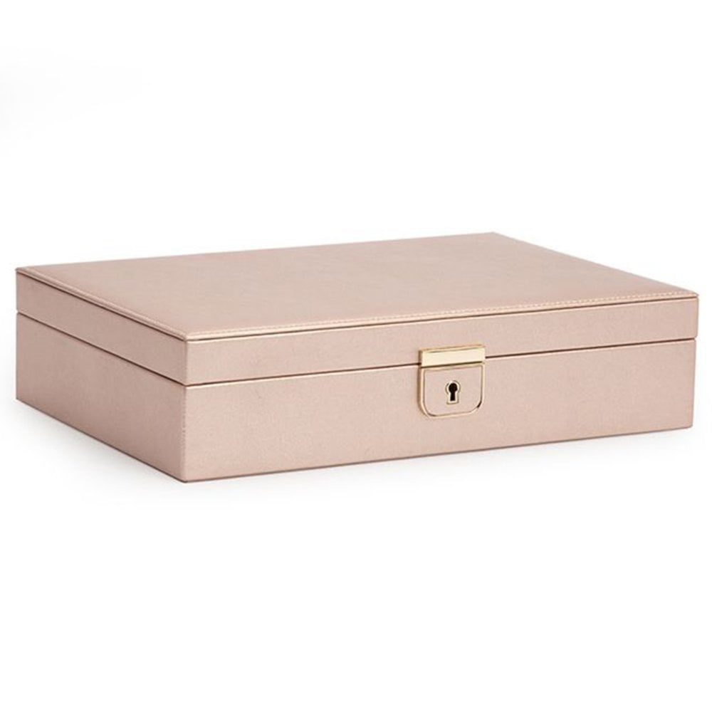 Wolf Palermo Medium Jewellery Box Rose Gold