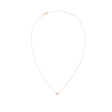 Load image into Gallery viewer, Zodiac Crystal Necklace Rose Gold