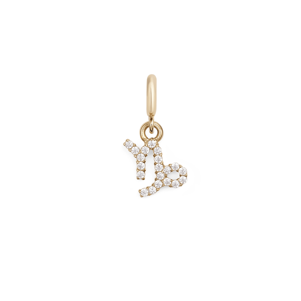 Zodiac Watch Charm Gold