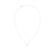 Load image into Gallery viewer, Zodiac Crystal Necklace Silver