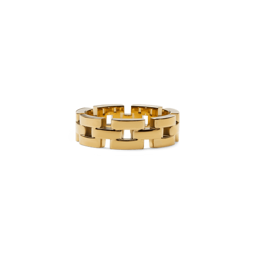 3-Link Ring Gold