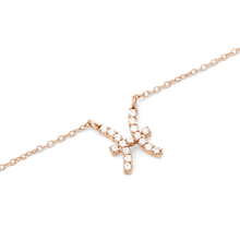 Load image into Gallery viewer, Zodiac Crystal Necklace Rose Gold
