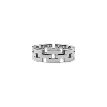 Load image into Gallery viewer, Daniel Wellington 3-Link Ring Silver