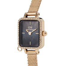 Load image into Gallery viewer, Quadro Mini Crystal Zodiac Evergold Watch