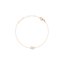 Load image into Gallery viewer, Daniel Wellington Crystal Zodiac Chain Bracelet Rose Gold