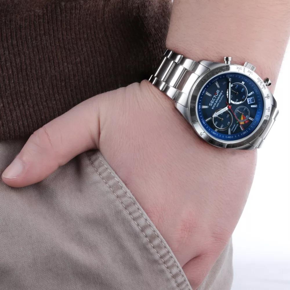 Sector 695 Solar Multifunction Blue Chronograph