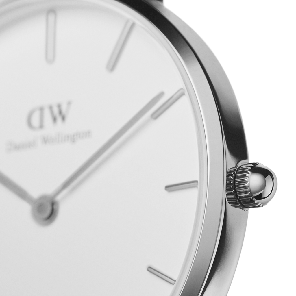 Daniel Wellington Petite 32 Silver & White Watch