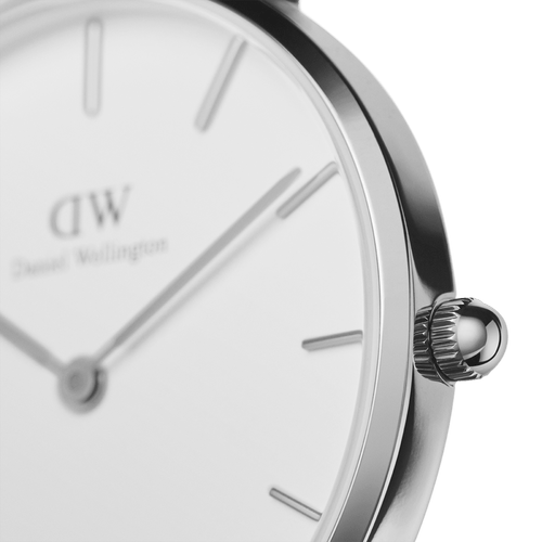 Petite 32 Silver & White Watch