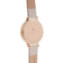 Load image into Gallery viewer, Olivia Burton Big Dial Rose Gold Case White Watch - Grey