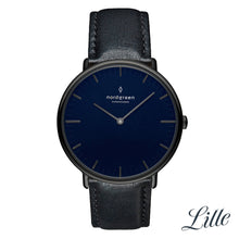 Load image into Gallery viewer, Nordgreen Native 36mm Navy Blue Dial Black Watch