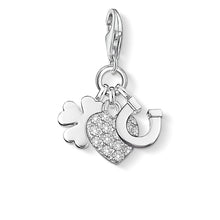 Load image into Gallery viewer, Thomas Sabo Charm Pendant &quot;Good Luck&quot;