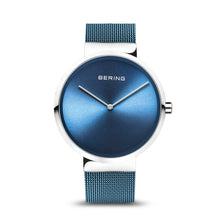 Load image into Gallery viewer, Bering Classic Polished Silver Ice Blue Watch