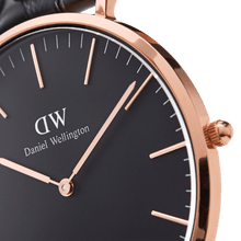 Load image into Gallery viewer, Daniel Wellington Classic 40 Reading Rose Gold &amp; Black Watch