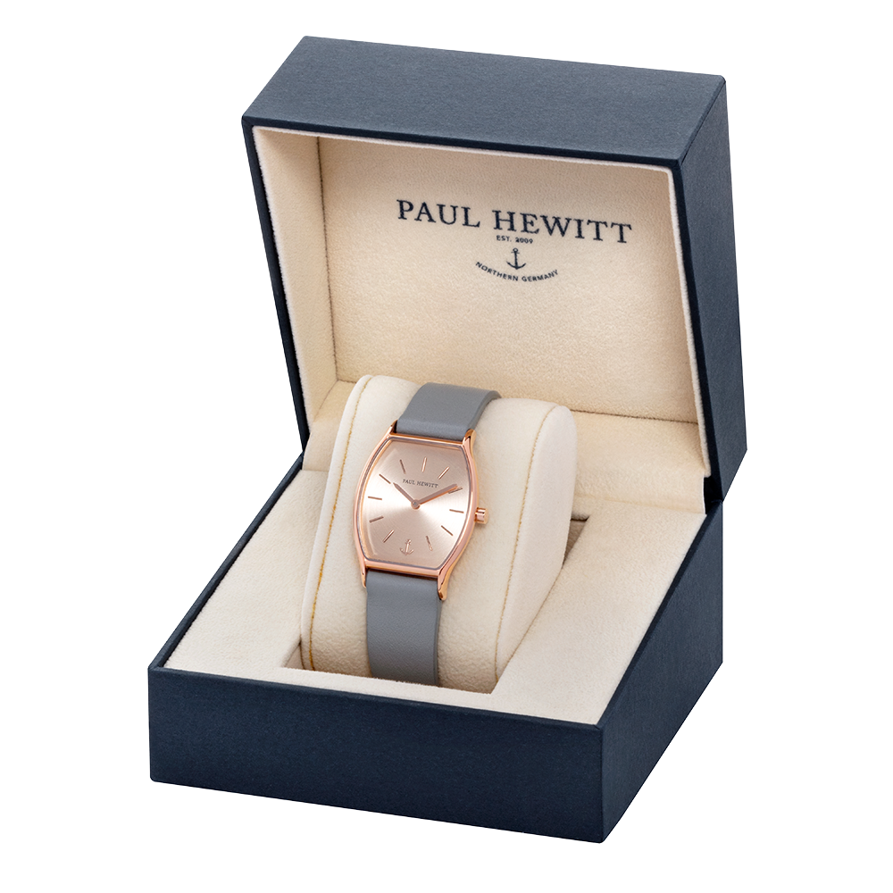 Paul Hewitt Modern Edge Rose Sunray Graphite Watch