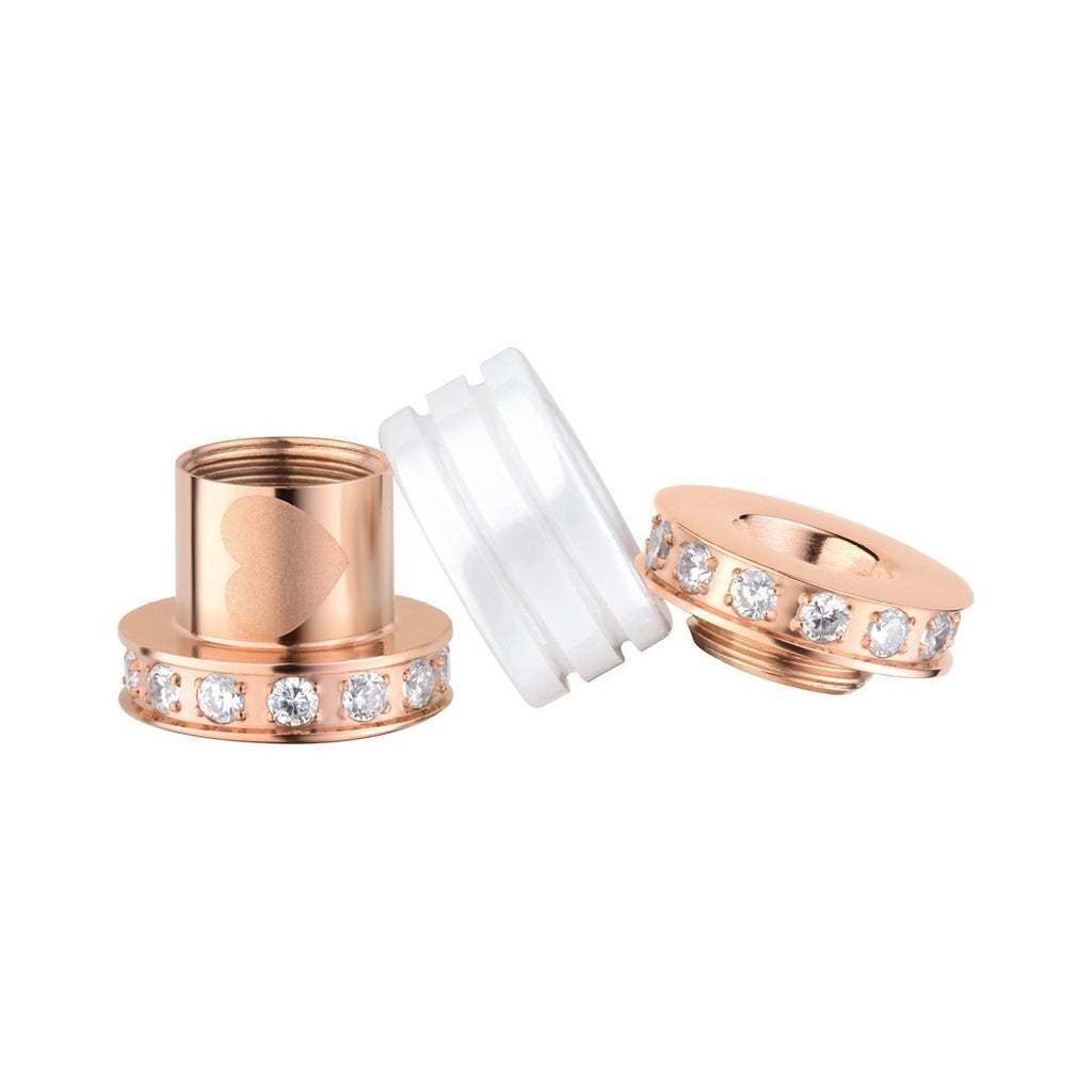 BERING Arctic Symphony Polished Rose Gold  Detachable Charm Set