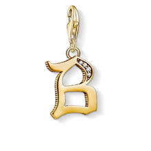 Load image into Gallery viewer, Thomas Sabo Charm Pendant &quot;Letter B&quot; Gold