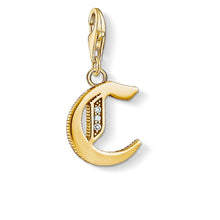 Load image into Gallery viewer, Thomas Sabo Charm Pendant &quot;Letter C&quot; Gold