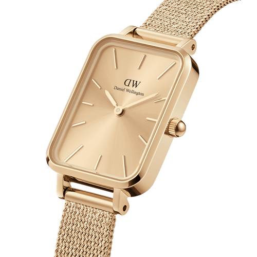 Quadro 20X26 Unitone Gold Watch