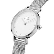 Load image into Gallery viewer, Daniel Wellington Petite 28 Pressed Sterling Lumine Silver &amp; White Watch