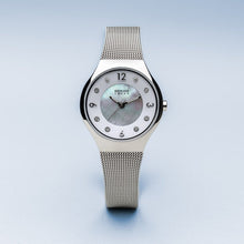 Load image into Gallery viewer, Bering Solar Polished Silver Mesh Watch