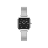 Daniel Wellington Quadro Studio 22x22 Silver & Black Watch