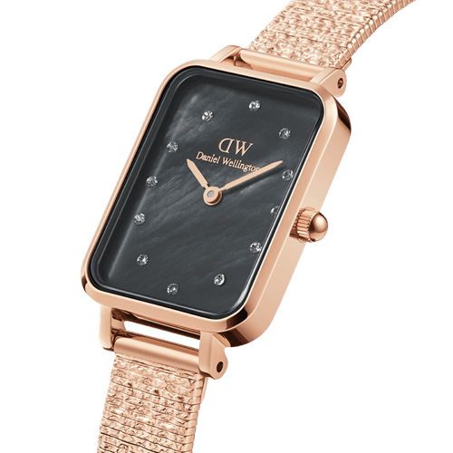 Quadro 20x26 Lumine Rose Gold Mother of Pearl Black Watch