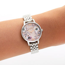 Load image into Gallery viewer, Olivia Burton Semi Precious Silver Bracelet Watch - Silver