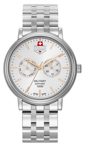 JDM Military Echo Silver Watch