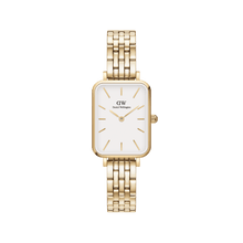 Load image into Gallery viewer, Daniel Wellington Quadro 20x26 5-Link Gold &amp; White Watch