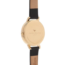 Load image into Gallery viewer, Olivia Burton Case Cuffs Gold Dial Black Watch - Gold