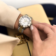 Load image into Gallery viewer, Philip Caribe Diving Two Tone Ladies Automatic Watch