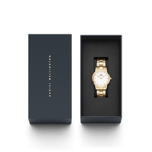 Load image into Gallery viewer, Daniel Wellington Iconic Link 32 Gold &amp; White Watch