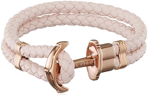 Paul Hewitt Phrep Leather Rose Gold / Pink Rose Bracelet - M