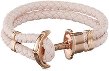 Load image into Gallery viewer, Paul Hewitt Phrep Leather Rose Gold / Pink Rose Bracelet - M