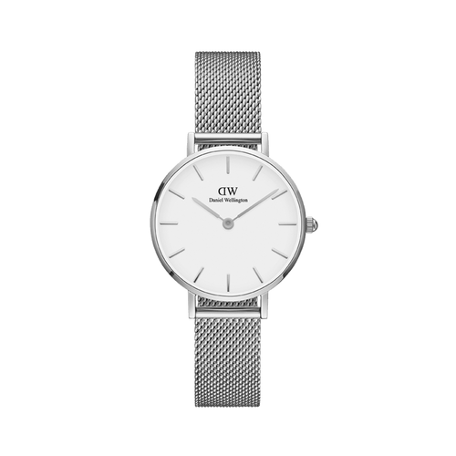 Petite 32 Silver & White Watch