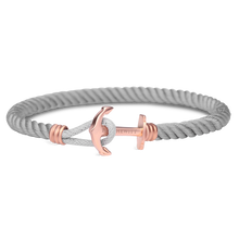 Load image into Gallery viewer, Paul Hewitt Phrep Lite Nylon Rose Gold / Grey Bracelet - XS