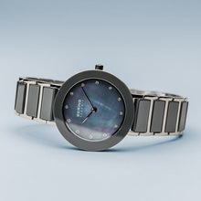 Load image into Gallery viewer, Bering Ceramic Polished Silver Pearl Watch