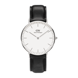 Daniel Wellington Classic 40 Sheffield Silver & White Watch