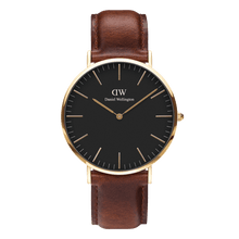 Load image into Gallery viewer, Daniel Wellington Classic 40 St Mawes Gold &amp; White Watch