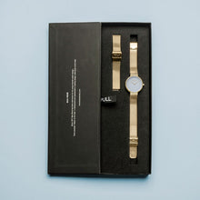 Load image into Gallery viewer, Bering Max René Polished Gold Mesh Watch