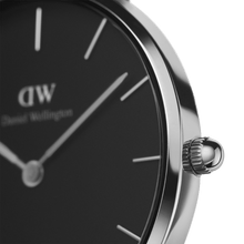 Load image into Gallery viewer, Daniel Wellington Petite 32 Silver &amp; Black Watch