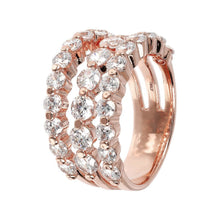 Load image into Gallery viewer, Bronzallure 3 Row Riviera Ring