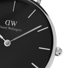 Load image into Gallery viewer, Daniel Wellington Petite 32 Silver &amp; Black Watch