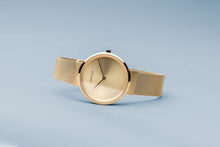 Load image into Gallery viewer, Bering Classic Brushed Gold 31mm Mesh Watch