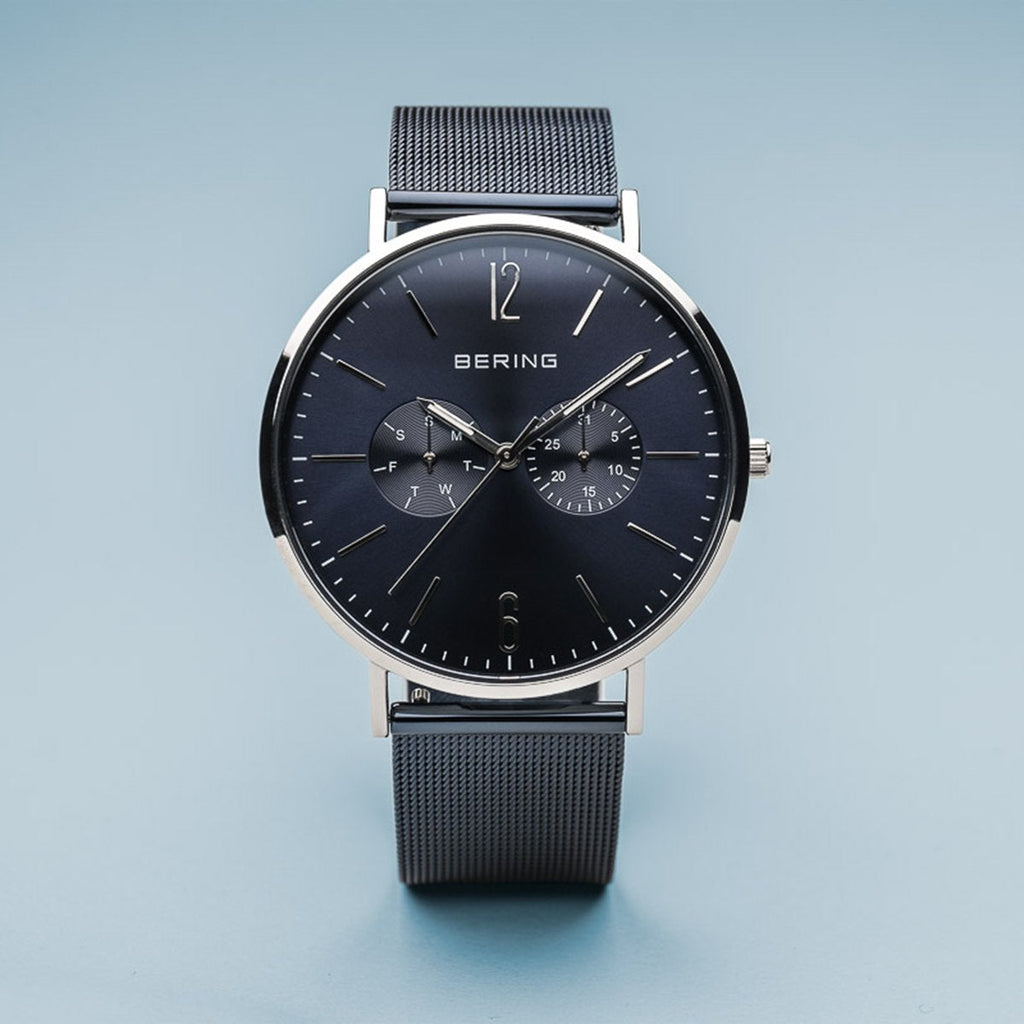 Bering Classic Polished Silver Watch