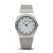 Load image into Gallery viewer, Bering Classic Polished Silver Swarovski Watch