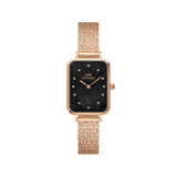 Daniel Wellington Quadro 20x26 Lumine Rose Gold Mother of Pearl Black Watch